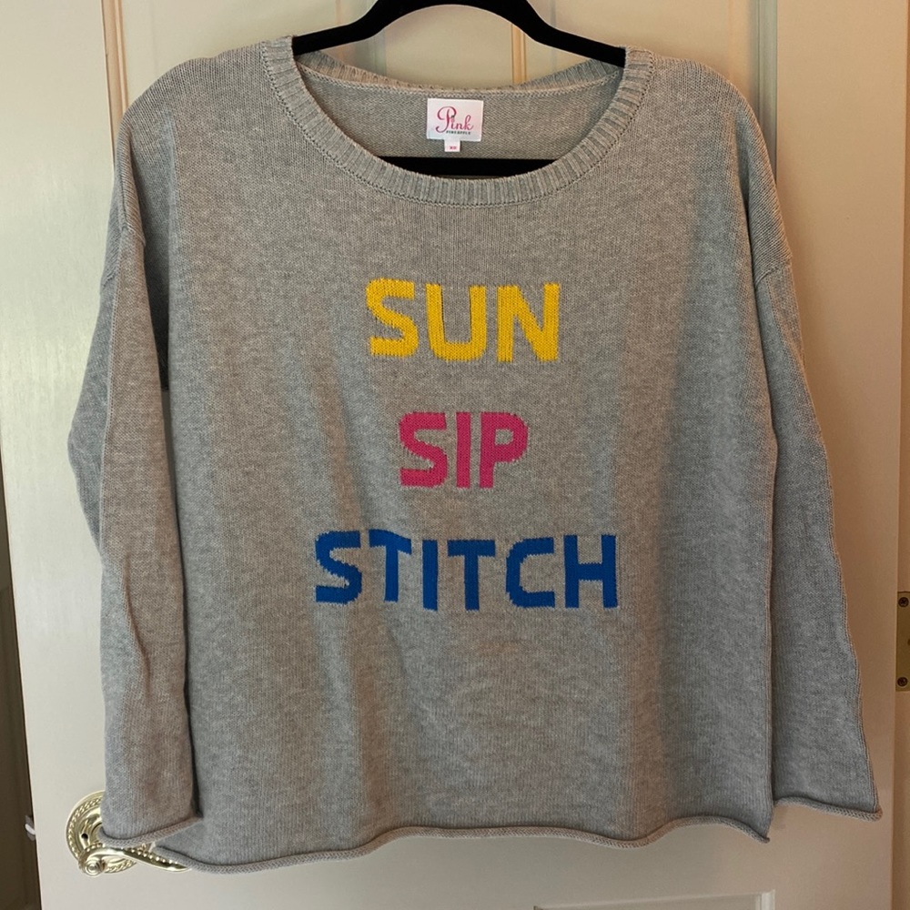 Pink pineapple sweater